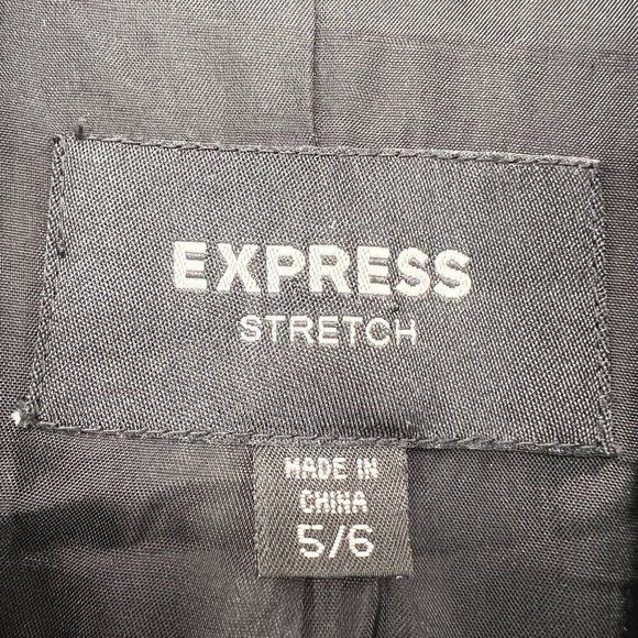 Express Stretch Lined Black Jacket/Blazer - Picture 7 of 9